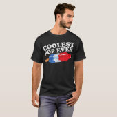 Coolster Pop je Popsicle Funny Retro Bomb Väter T-Shirt (Vorne ganz)