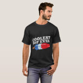 Coolster Pop je Popsicle Funny Retro Bomb Väter T-Shirt (Vorne ganz)