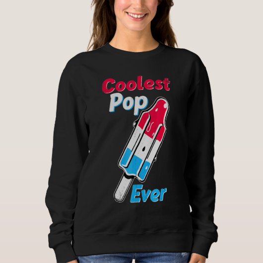 Coolster Pop je Popsicle Retro Bombe Sweatshirt (Vorderseite)