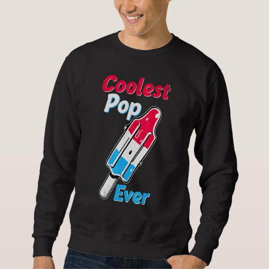 Coolster Pop je Popsicle Retro Bombe Sweatshirt (Vorderseite)
