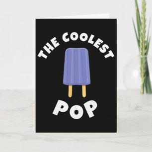 Coolster Pop Lustiger Vatertag Cooler Papa-Witz Vä Karte