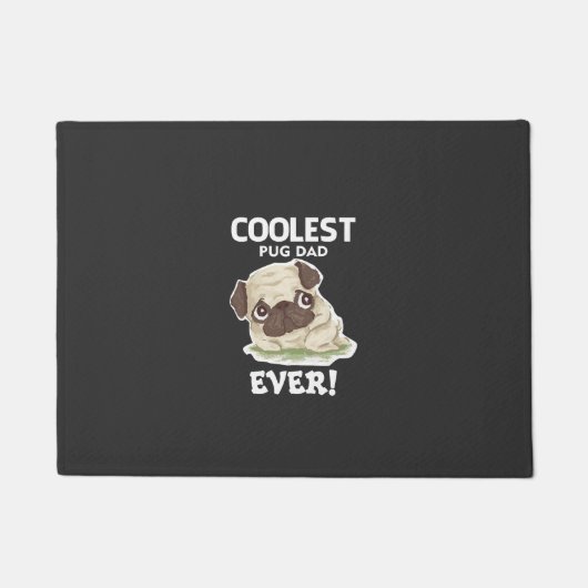 Coolster Pug-Vater Ever Fußmatte (Vorderseite)