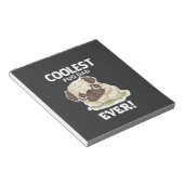 Coolster Pug-Vater Ever Notizblock (angewinkelt)