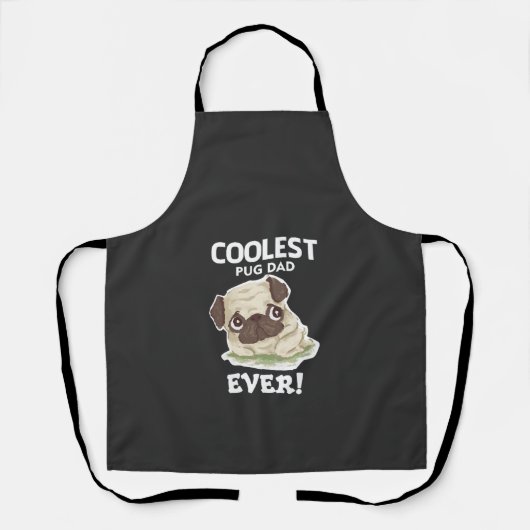 Coolster Pug-Vater Ever Schürze (Vorderseite)