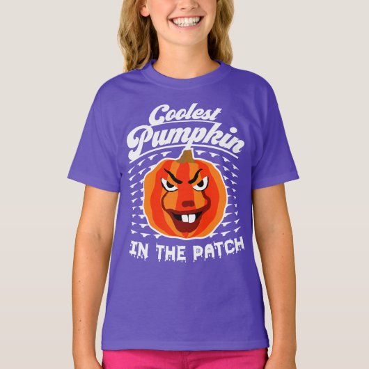 Coolster Pumpkin - Funny Fall & Halloween Teemhemd T-Shirt (Vorderseite)