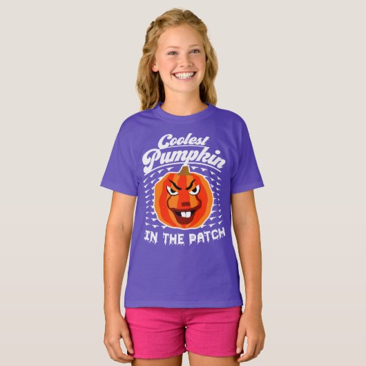 Coolster Pumpkin - Funny Fall & Halloween Teemhemd T-Shirt (Vorne ganz)