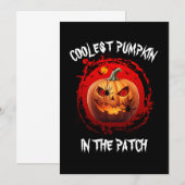 COOLSTER PUMPKIN IM PATCHKUSTOM EINLADUNG (Vorne/Hinten)