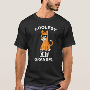 Coolster roter Kater Opa Haustier Großvater T-Shirt