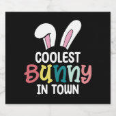 Coolster Sonnenschein zu Ostern Kaninchen Bierflaschenetikett (Einzelnes Label)