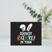 Coolster Sonnenschein zu Ostern Kaninchen Postkarte (Stehend Vorderseite)