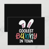 Coolster Sonnenschein zu Ostern Kaninchen Postkarte (Vorne/Hinten)