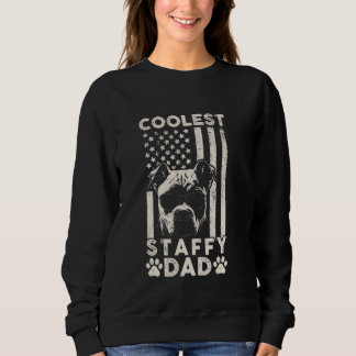Coolster Staffel Vater Vintage amerikanische Flagg Sweatshirt