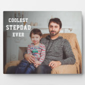 Coolster Stepdad je Personalisierter Foto Vater Fotoplatte (Vorderseite)