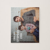 Coolster Stepdad je Personalisierter Foto Vater Puzzle (Vertikal)
