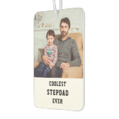 Coolster Stepdad je Personalisierter FotoCollage Autolufterfrischer (Links)