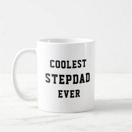 Coolster Stepdad je Typografie Vatertagsgeschenk Kaffeetasse