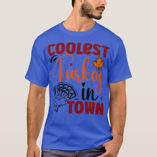 Coolster Truthahn in der Stadt T-Shirt