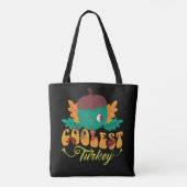 coolster Truthahnfalltag Erntedank Tasche (Rückseite)