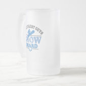 Coolster TypenSnowboard Mattglas Bierglas (Vorderseite Links)