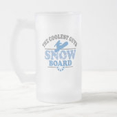 Coolster TypenSnowboard Mattglas Bierglas (Links)