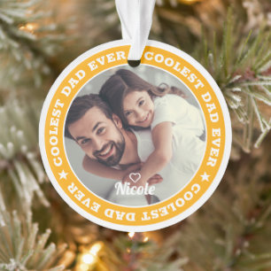 Coolster Vater Aller Zeiten Modernes Benutzerdefin Ornament