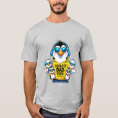 Coolster Vater je - Pinguin T - Shirt (Vorderseite)