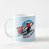 Coolster Vater je Snowboarden Tasse (Links)