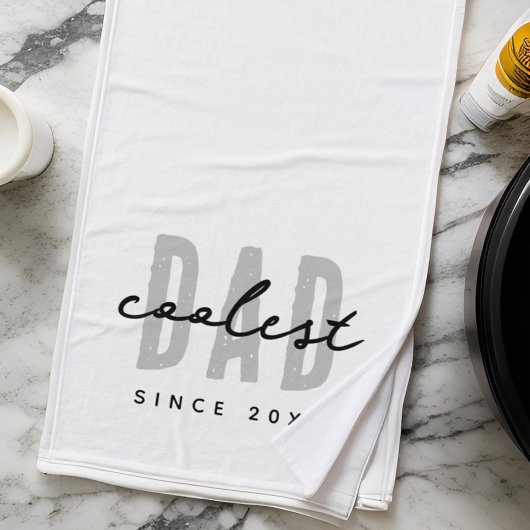 Coolster Vater seit 20XX Moderne, einfache Preppy Badehandtuch