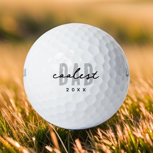 Coolster Vater seit 20XX Moderne, einfache Preppy Golfball