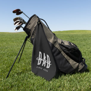 Coolster Vater seit 20XX Moderne, einfache Preppy Golfhandtuch