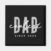 Coolster Vater seit 20XX Moderne, einfache Preppy Magnet (Vorne)