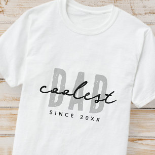 Coolster Vater seit 20XX Moderne, einfache Preppy T-Shirt