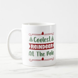Coolster Weihnachtsmann-Rentier Kaffeetasse