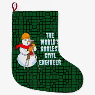Coolster Ziviler Ingenieur Großer Weihnachtsstrumpf
