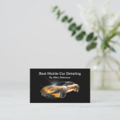 Coolstes Auto mit detaillierten Visitenkarten - Ne Visitenkarte (Stehend Vorderseite)