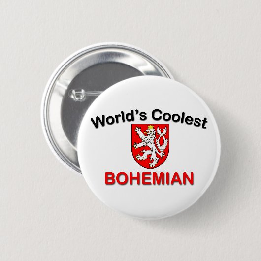 Coolstes Bohemisches Button (Vorne & Hinten)