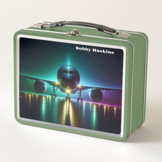 Coolstes Flugzeug je Metall Brotdose (Vorderseite)