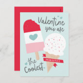 Coolstes Klassenzimmer Valentine Feiertagspostkarte (Vorne/Hinten)
