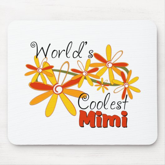 Coolstes Mimi der Blumenwelt Mousepad (Vorne)