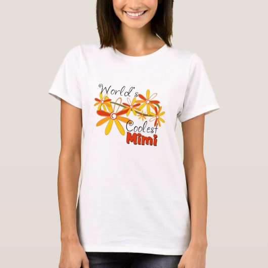 Coolstes Mimi der Blumenwelt T-Shirt (Vorderseite)
