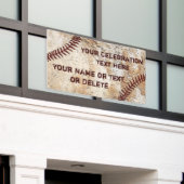 Coolstes Rustikales Personalisiertes Baseballbanne Banner (Äußeres Gebäude)