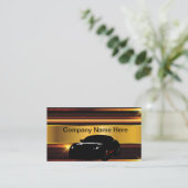 Coolstes Thema Automotive Visitenkarte (Stehend Vorderseite)