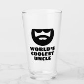 Coolstes Uncle-Bierglas-Geschenk der Welt Glas (Vorderseite)