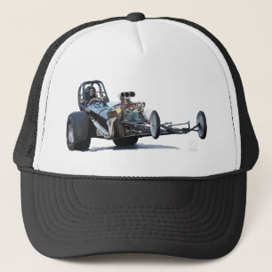 Coolstes Vintages Dragster Truckerkappe