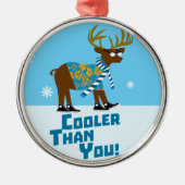Coolsville Reindeer Ornament Aus Metall (Vorne)