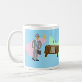Coolsville Retro Swanky 60ties-Muster Kaffeetasse