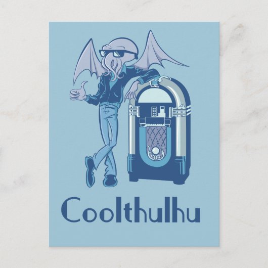Coolthulhu ( Cool Cthulhu ) Postkarte (Vorderseite)