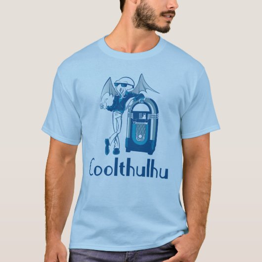 Coolthulhu (cooles Cthulhu) T-Shirt (Vorderseite)