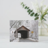 Coombs Covered Bridge Postkarte (Stehend Vorderseite)