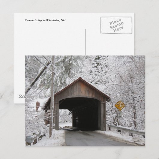 Coombs Covered Bridge Postkarte (Vorne/Hinten)